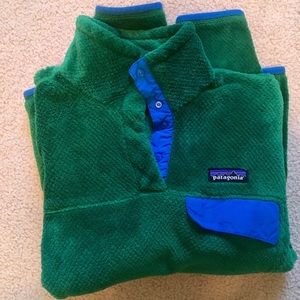 Green & Blue Patagonia Fleece